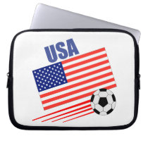 American Soccer Team Laptop Computer Sleeves