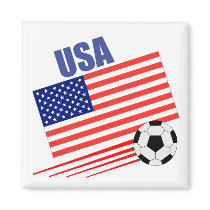 American Soccer Team Refrigerator Magnets magnet