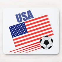 American Soccer Team Mouse Pad mousepad
