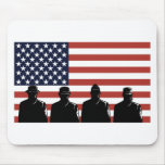 american soldier military serviceman mousepads