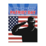 American soldier salute flag patriot day postcards