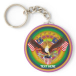 American Spirit Is Not Forgotten V 2 Key Chain Rnd
