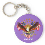 American Spirit Is Not Forgotten V 2 Key Chain Rnd