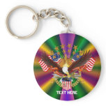 American Spirit Is Not Forgotten V 2 Key Chain Rnd