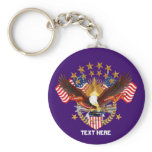 American Spirit Is Not Forgotten V 2 Key Chain Rnd