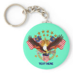 American Spirit Is Not Forgotten V 2 Key Chain Rnd