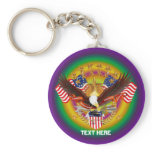 American Spirit Is Not Forgotten V 2 Key Chain Rnd
