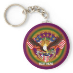 American Spirit Is Not Forgotten V 2 Key Chain Rnd