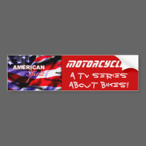 American Spirit Motorcycles Fan Bumper Sticker bumper stickers