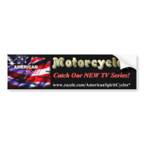 American Spirit Motorcycles Fan Bumper Sticker bumper stickers