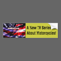 American Spirit Motorcycles Fan Bumper Sticker bumper stickers