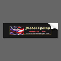 American Spirit Motorcycles Fan Bumper Sticker bumper stickers