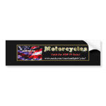 American Spirit Motorcycles Fan Bumper Sticker