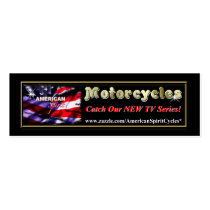 American Spirit Motorcycles Skinny AD Card business cards by AmericanSpiritCycles American Spirit Motorcycles Skinny AD Card business cards