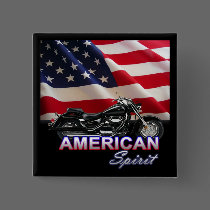 American Spirit TV Motorcycle Show buttons
