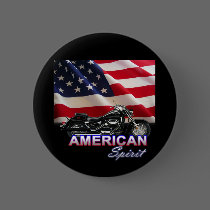 American Spirit TV Motorcycle Show buttons