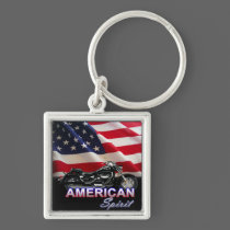 American Spirit TV Motorcycle Show keychains