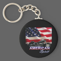 American Spirit TV Motorcycle Show keychains
