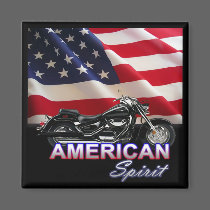 American Spirit TV Motorcycle Show magnets
