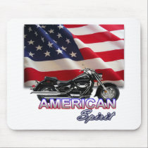 American Spirit TV Motorcycle Show mousepads