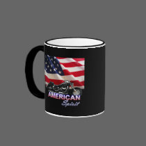 American Spirit TV Motorcycle Show mugs