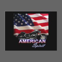 American Spirit TV Motorcycle Show postcards