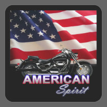 American Spirit TV Motorcycle Show stickers