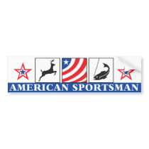 American Sportsman bumper stickers