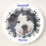 American Staffordshire Terrier-Am Staff Photo Coaster