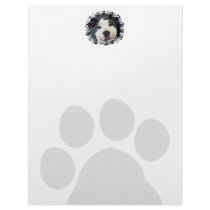 American Staffordshire Terrier-Am Staff Photo Customized Letterhead