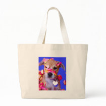American Staffordshire Terrier Boxer Mix Puppy Dog Canvas Bag
