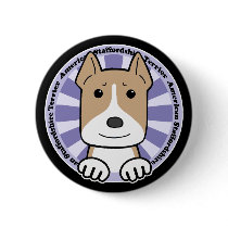 American Staffordshire Terrier Buttons