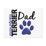 American Staffordshire Terrier Dad 2 Post Card