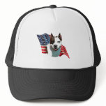 American Staffordshire Terrier Flag Trucker Hat