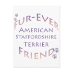 American Staffordshire Terrier Furever Postcards