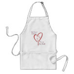 American Staffordshire Terrier Heart Belongs Apron