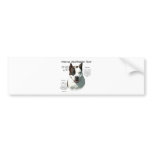 American Staffordshire Terrier History Design Bumper Sticker