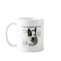 American Staffordshire Terrier History Design mugs by GreyWolfCreation American Staffordshire Terrier History Design mugs