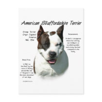American Staffordshire Terrier History Design postcards by GreyWolfCreation American Staffordshire Terrier History Design postcards