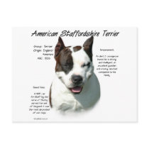 American Staffordshire Terrier History Design postcards