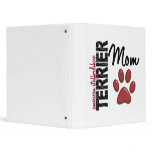 American Staffordshire Terrier Mom 2 3 Ring Binders