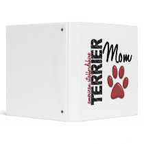 American Staffordshire Terrier Mom 2 3 Ring Binders