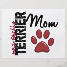 American Staffordshire Terrier Mom 2 Personalized Flyer