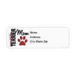 American Staffordshire Terrier Mom 2 Return Address Labels