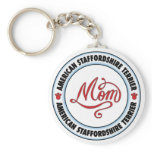 AMERICAN STAFFORDSHIRE TERRIER mom Key Chains