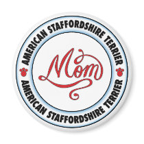AMERICAN STAFFORDSHIRE TERRIER mom magnets