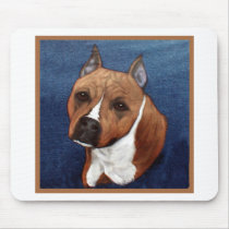 American Staffordshire Terrier Mouse Pads