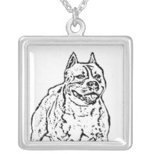 American Staffordshire Terrier necklace