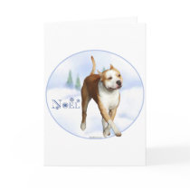 American Staffordshire Terrier Noel cards