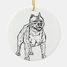 American Staffordshire terrier ornament